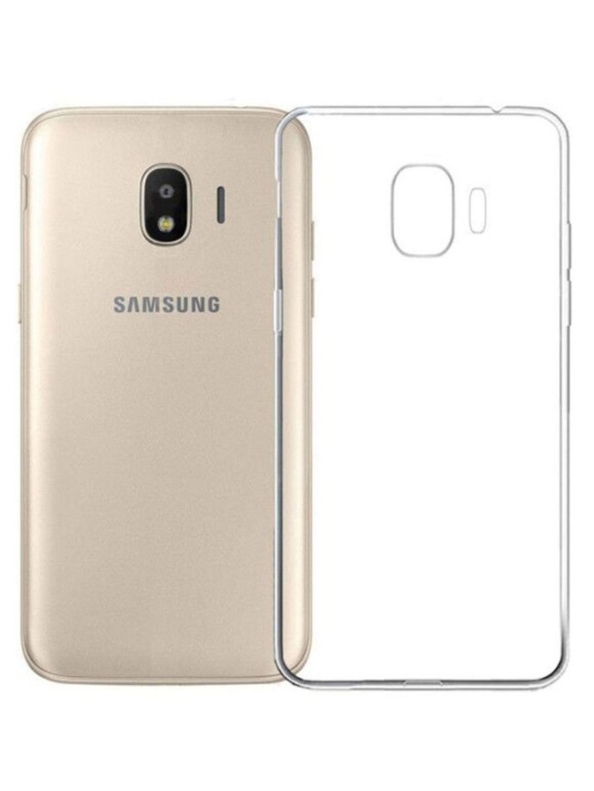 Чехол-накладка силикон 0.5мм Samsung Galaxy J4 (2018) прозрачный