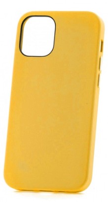 Накладка для i-Phone 12/12 Pro K-Doo Noble кожаная желтая