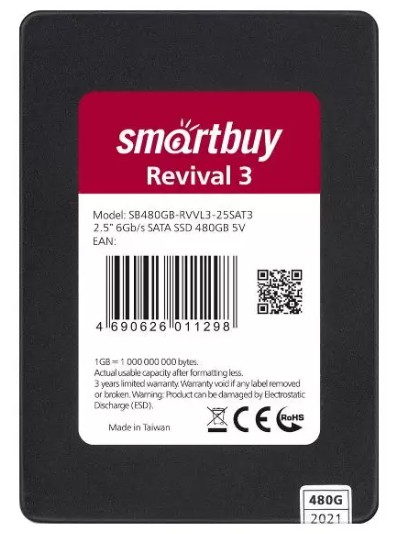 2,5" SSD Smartbuy Revival 3 480GB TLC SATA3