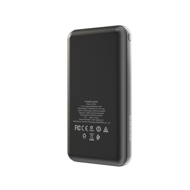 Powerbank Borofone BT27A 20000mAh 2USB 2A черный