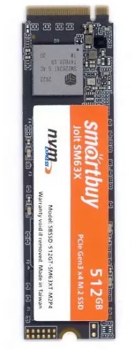 M.2 2280 SSD Smartbuy Jolt SM63X 512GB TLC NVMe PCIe3