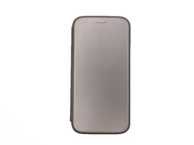 Чехол-книжка Samsung Galaxy A01 Fashion Case кожаная боковая серая