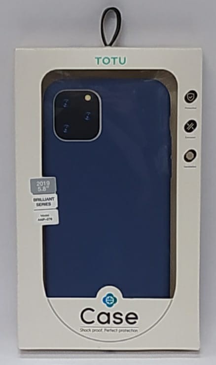 Накладка для i-Phone 11 Pro TOTU силикон синий