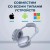Стереонаушники Bluetooth полноразмерные Hoco W35 Air Light V5.3/45ч синий