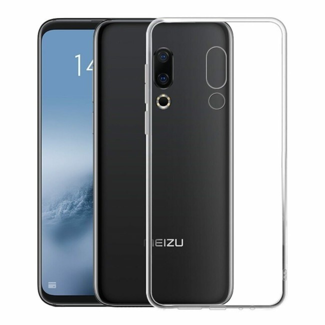 Чехол-накладка силикон 0.5мм Meizu 15/15 Lite прозрачный