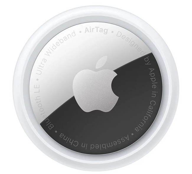 Трекер Apple AirTag белый/серебристый 4 шт