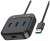 Кабель-переходник Hoco HB31 USB на 4USB 2.0 0.2м черный