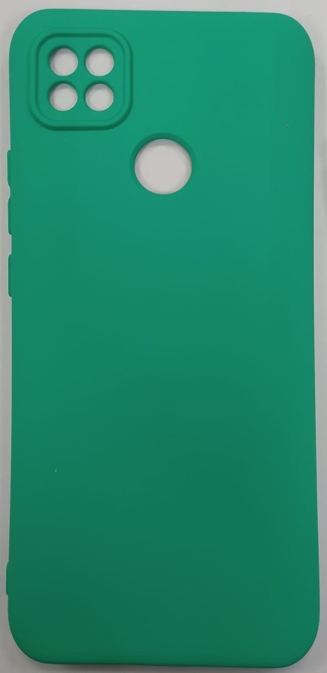 Накладка для Xiaomi Redmi 9C силикон матовый зелёный