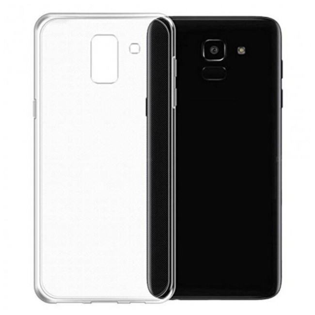 Чехол-накладка силикон 0.33мм Samsung Galaxy J6 (2018) прозрачный