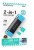 Картридер Borofone DH9 2TB 5Gbps USB/Type-C 3.0 чёрно-синий