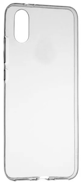 Чехол-накладка силикон 2.0мм Samsung Galaxy A02/M02 прозрачный