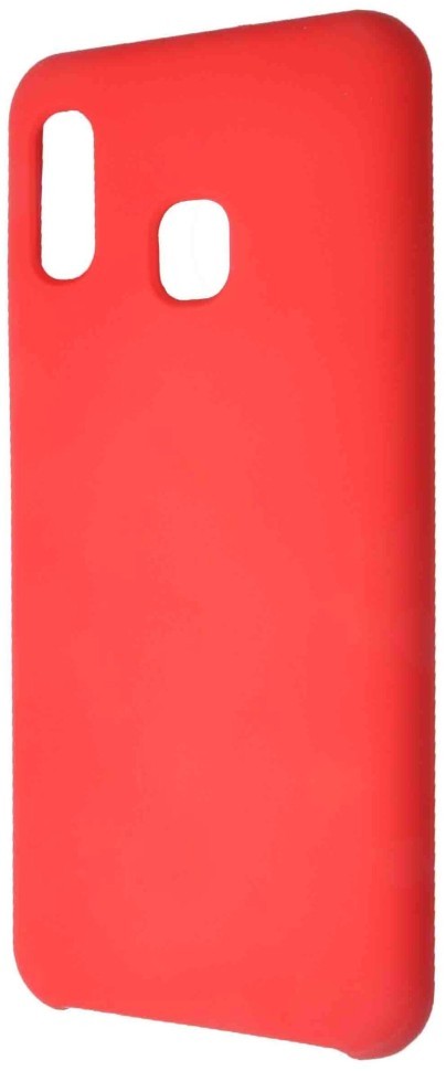 Накладка для Samsung Galaxy A30 Silicone cover красная