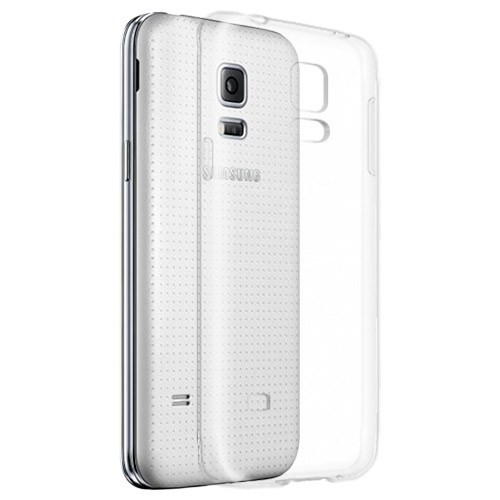 Чехол-накладка силикон 0.33мм Samsung Galaxy S5 mini прозрачный