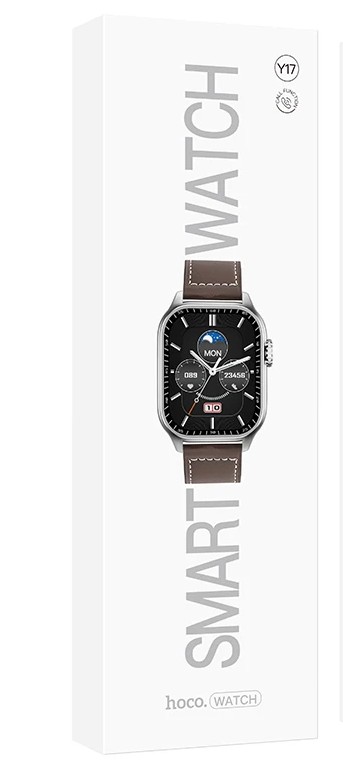 Смарт-часы Hoco Y17 Smart Sports Watch 2.03"/240х296/300mAh Серебро