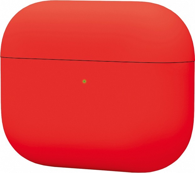 Силиконовый чехол для AirPods Pro красный