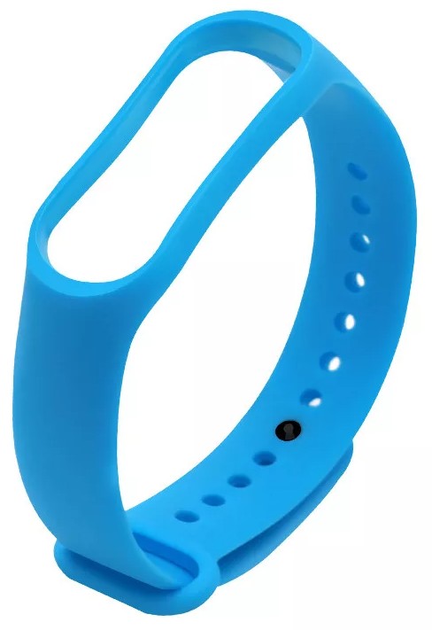Ремешок для Xiaomi Mi Band 3/4 силиконовый небесно-голубой