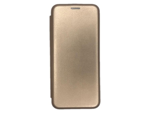 Чехол-книжка Samsung Galaxy A03S Fashion Case кожаная боковая золотая