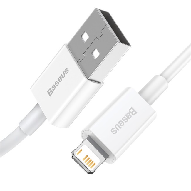 Usb Кабель-зарядка Lightning Baseus Superior series 2.4A 1м белый