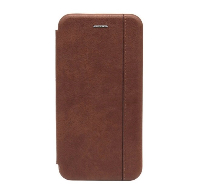 Чехол-книжка Samsung Galaxy A11/M11 CellPhone Case кожаная боковая коричневая