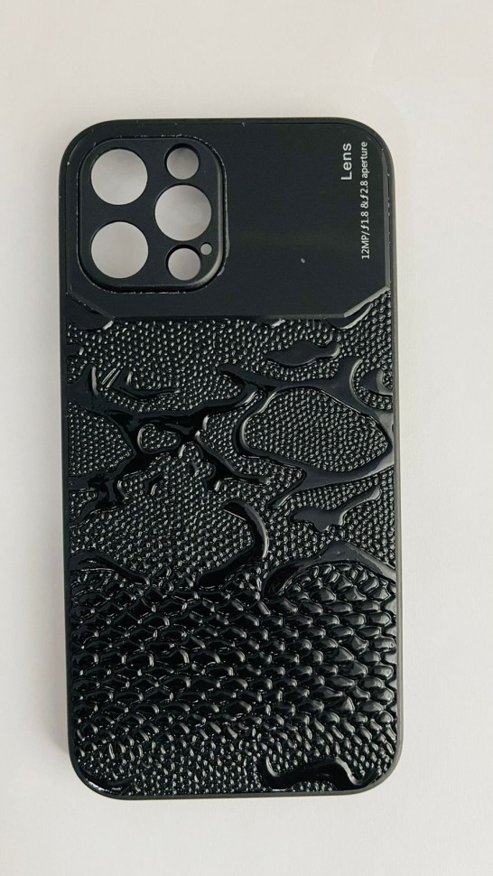 Накладка для i-Phone 12 Pro Max 6.7" пластик под кожу