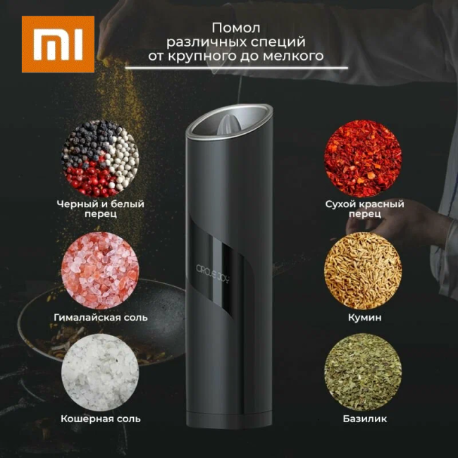 Электрическая мельница для специй Xiaomi Circle Joy (CJ-EG04) черная
