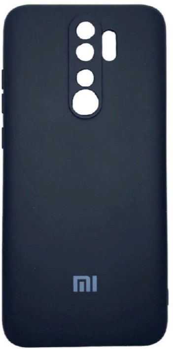 Накладка для Xiaomi Redmi Note 8 pro Silicone cover без логотипа черная