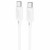 Usb Кабель-зарядка Type-C на Type-C Hoco X88 3.0A  60W 1M белый