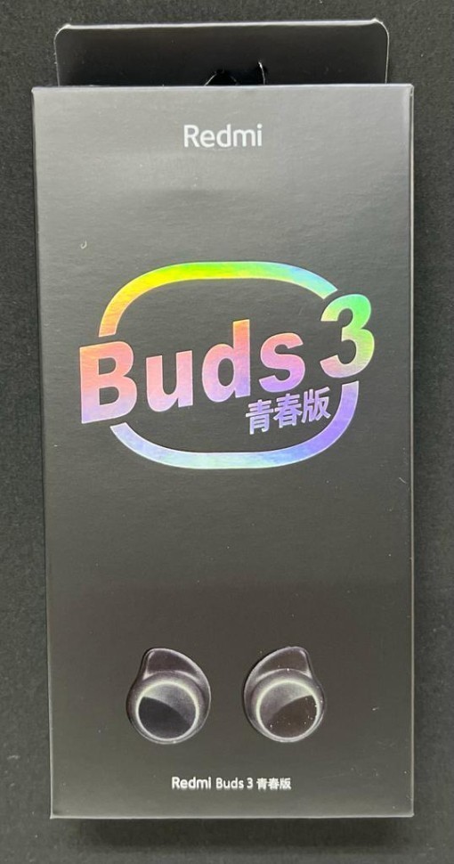 Наушники беспроводные Xiaomi Redmi Buds 3 Lite GL чёрные 1