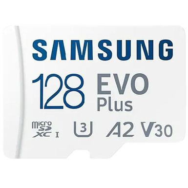 micro SDXC карта памяти Samsung 128GB EVO Plus Class10 UHS-I 130MB/s с адаптером