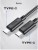 Кабель для зарядки Type-C на Type-C Hoco X88 3.0A  60W 1M черный