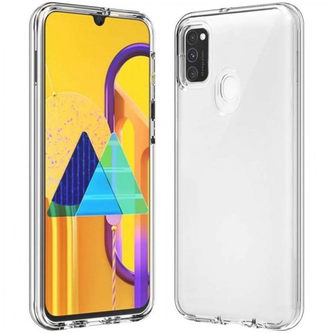 Чехол-накладка силикон 0.5мм Samsung Galaxy A21S прозрачный
