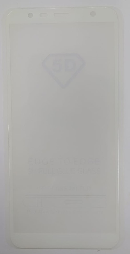Защитное стекло для Samsung Galaxy J6 (2018) plus/J4 Plus 9D белое