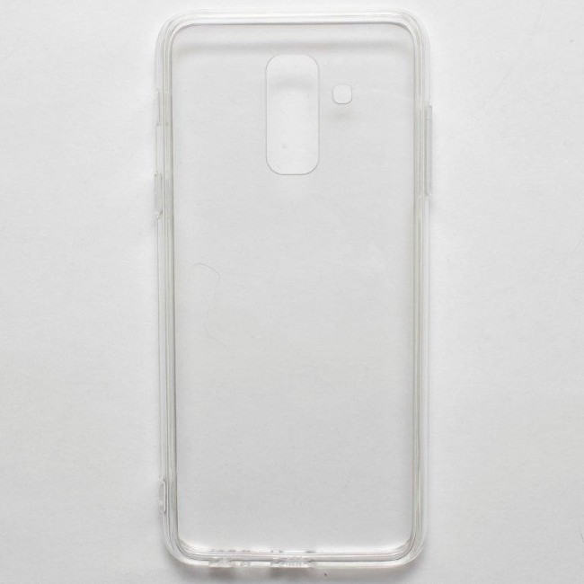 Чехол-накладка силикон 0.5мм Samsung Galaxy A6 plus (2018) прозрачный