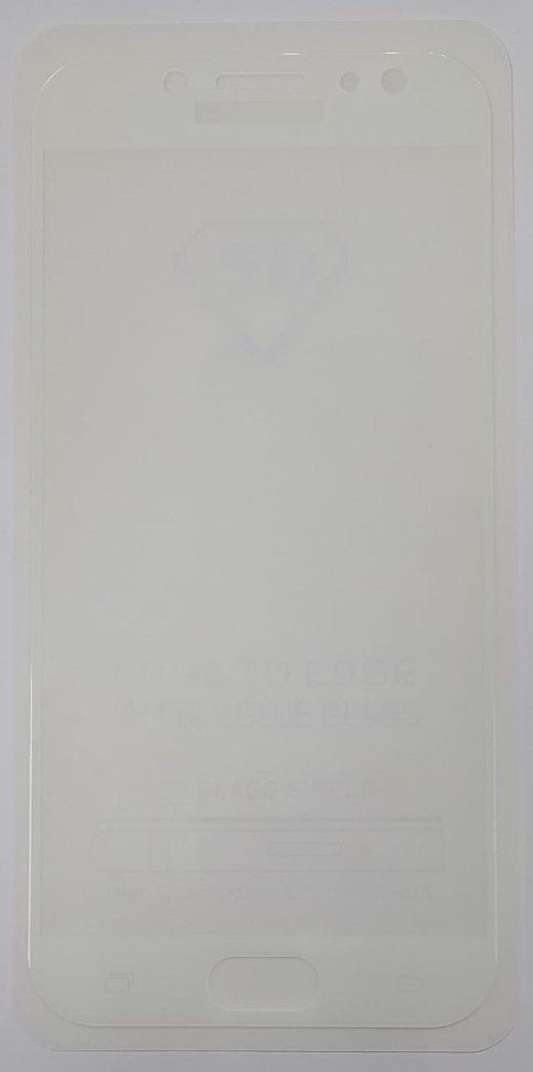Защитное стекло для Samsung Galaxy J7 (2017)/J7 Pro/J730 9D белое