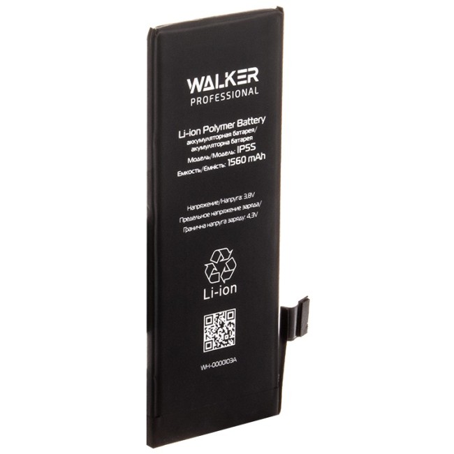 Аккумуляторная батарея Walker для i-Phone 5S 1560mAh