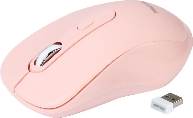 Мышь беспроводная беззвучная Smartbuy 282AG ньюдовая (SBM-282AG-N)