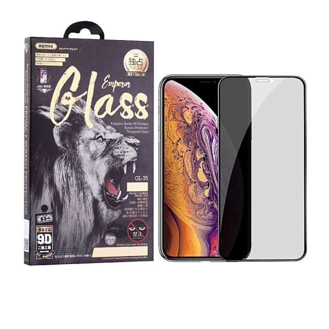 Защитное стекло для i-Phone 11/XR 6.1" Remax GL-35 Анти-шпион 3D чёрное