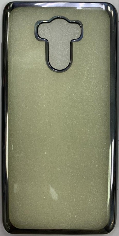 Накладка для Xiaomi Redmi 4 Pro силикон прозрачный бока цветной чёрный