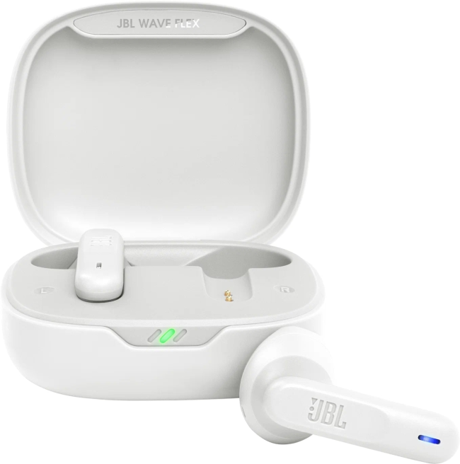Беспроводные наушники TWS JBL Wave Flex белая