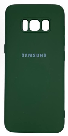 Накладка для Samsung Galaxy S8 Silicone cover зеленая