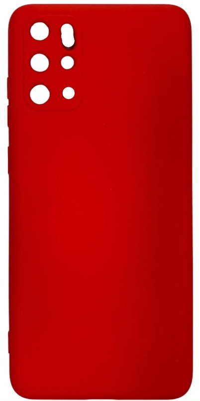 Накладка для Samsung Galaxy S20 plus Silicone cover красная