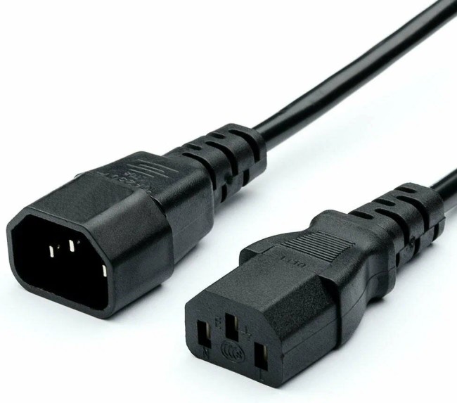 Удлинитель кабеля для БП компьютера ATcom 1.8м черный