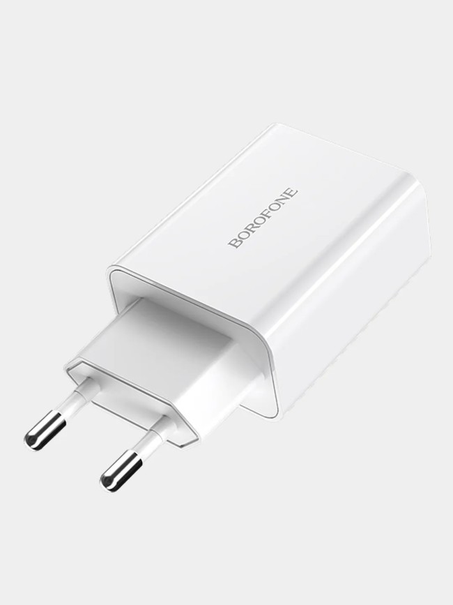 Сетевое зар. устр. Borofone BA21A QC3.0 3A 18W белое