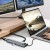 USB-C хаб Baseus Metal Gleam 11в1 3USB/2HDMI/USB-C/MicroSD/TF/RJ45/VGA/AUX (CAHUB-CT0G) серый