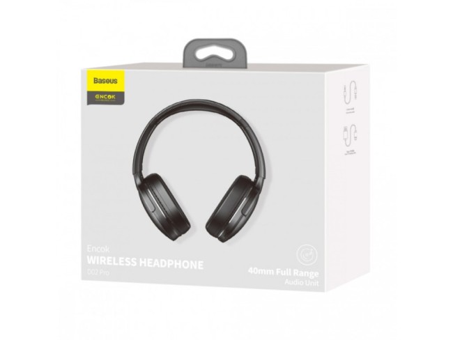 Bluetooth-наушники Baseus Encok D02 Pro BT5.0/450mAh/10ч (NGD02-C01) черные