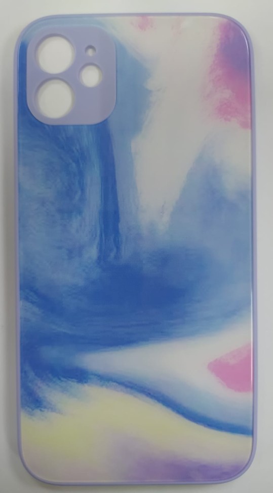 Накладка для i-Phone 11 пластик разные рисунки