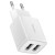 Зарядный блочок Baseus Compact 10.5W 2USB CCXJ010202, белое