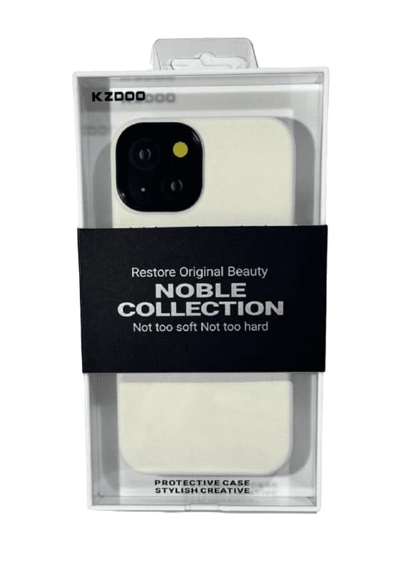 Накладка для i-Phone 15 K-Doo Noble кожаная белый