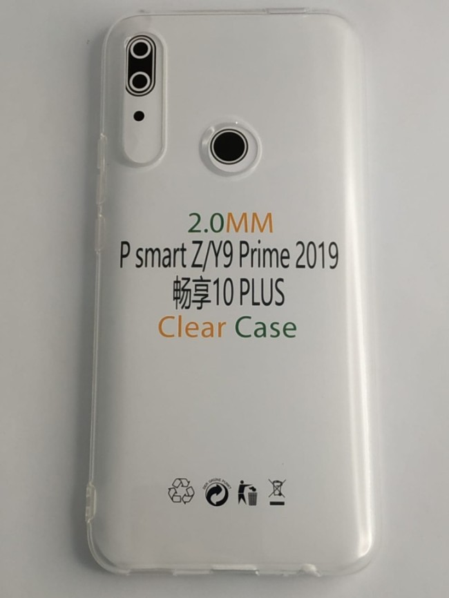 Чехол-накладка силикон 2.0мм Huawei PSmart Z/Y9 Prime 2019 прозрачный