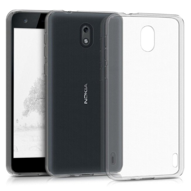 Чехол-накладка силикон 0.5мм Nokia 2 прозрачный